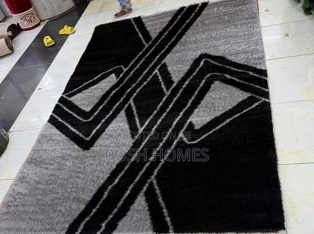 Grey and Black Max Carpets