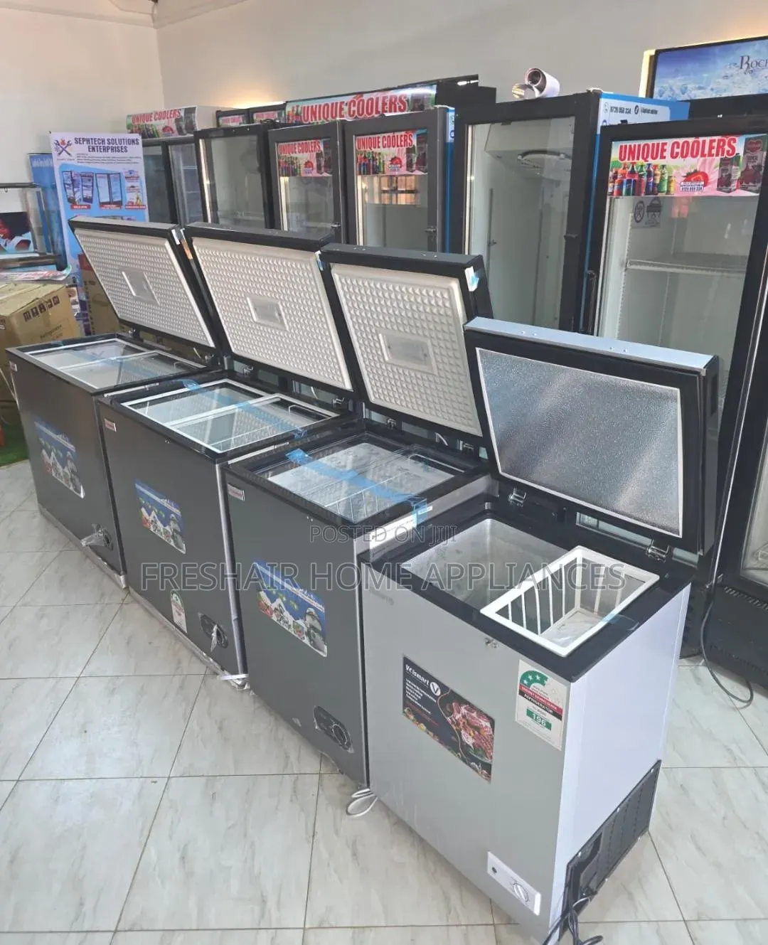 Commercial Display and Chest Freezers