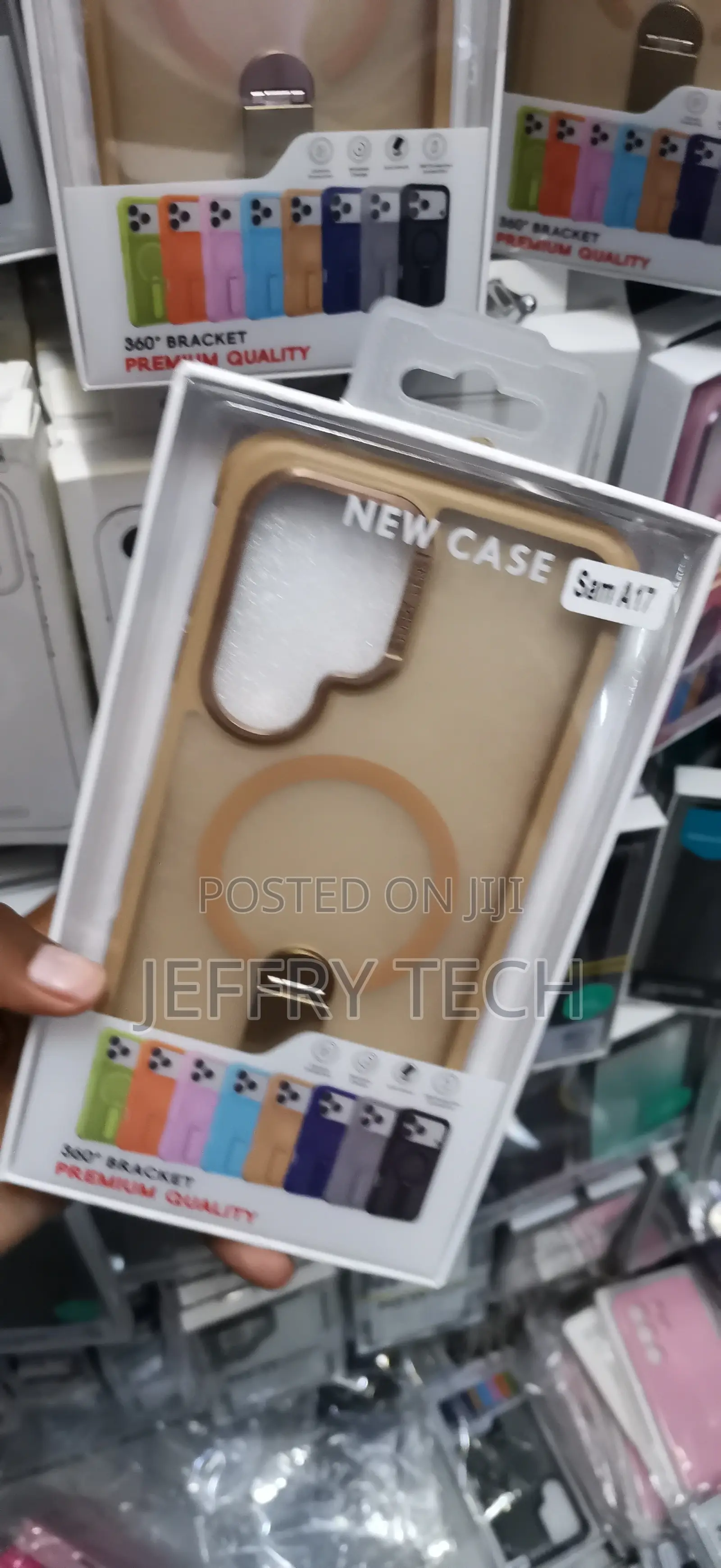 Samsung Galaxy A17 Premium Quality 360° Bracket Magnetic Case.