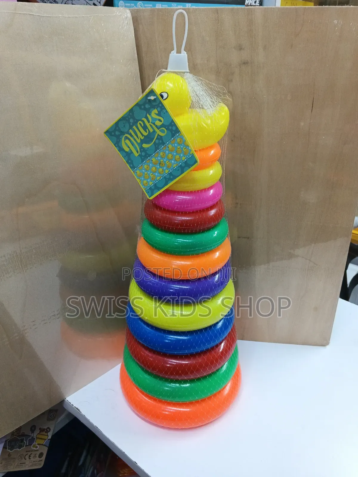 Big Stacking Rainbow Tower