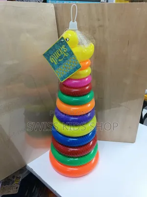 Big Stacking Rainbow Tower