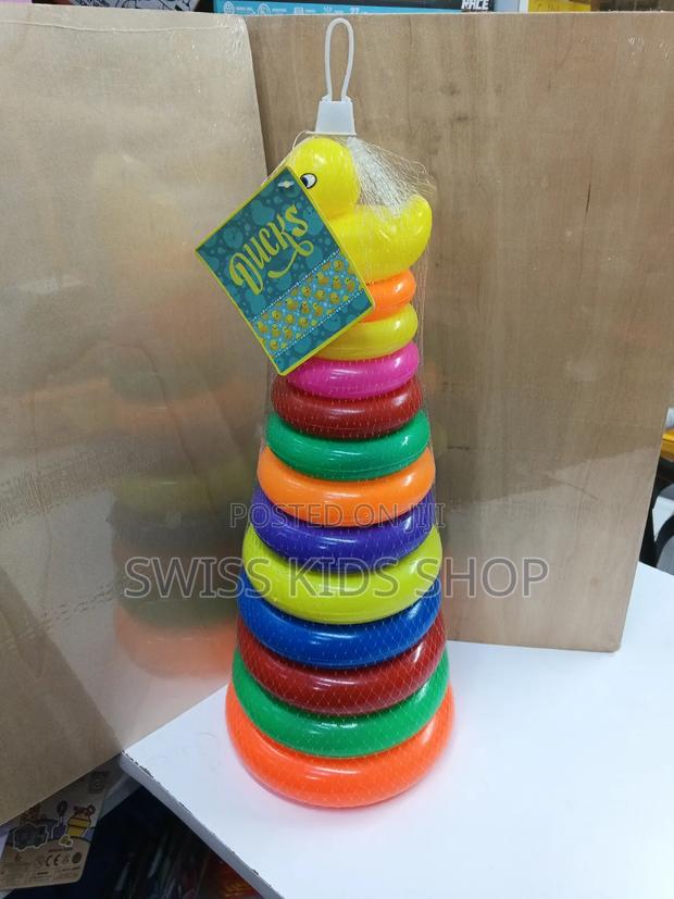 Big Stacking Rainbow Tower
