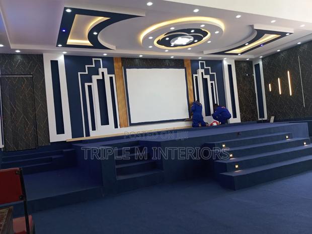 Classic Navy Blue Delta Give Your Pulpit a Divine and Modern Look