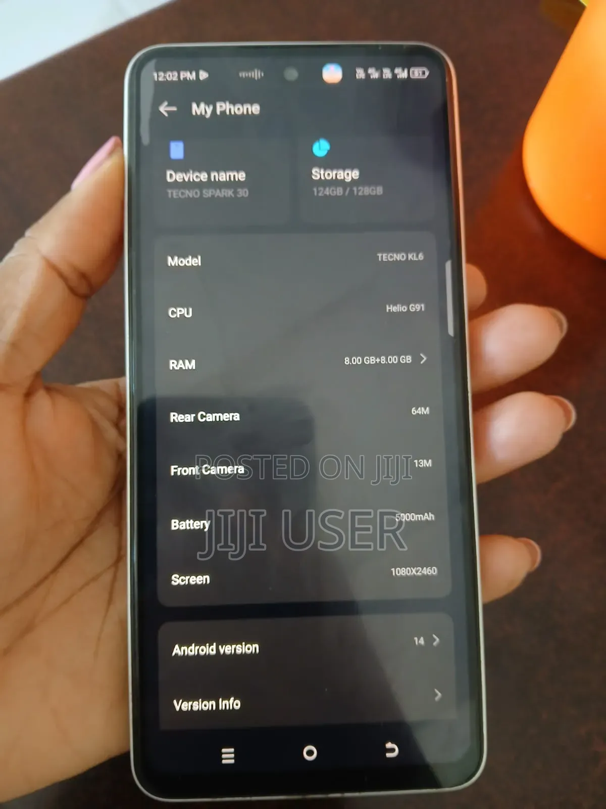Tecno Spark 30 128 GB White