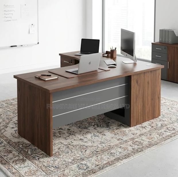 4.593ft L-Shaped Office Desk - thumbnail 7