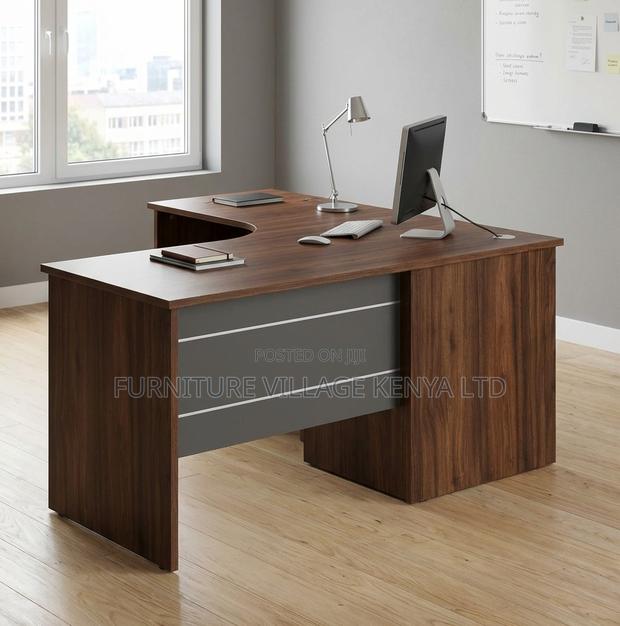 4.593ft L-Shaped Office Desk - thumbnail 9