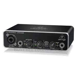 Behringer U-Phoria Umc22 Sound Card 2-Channel Usb Audio Interface