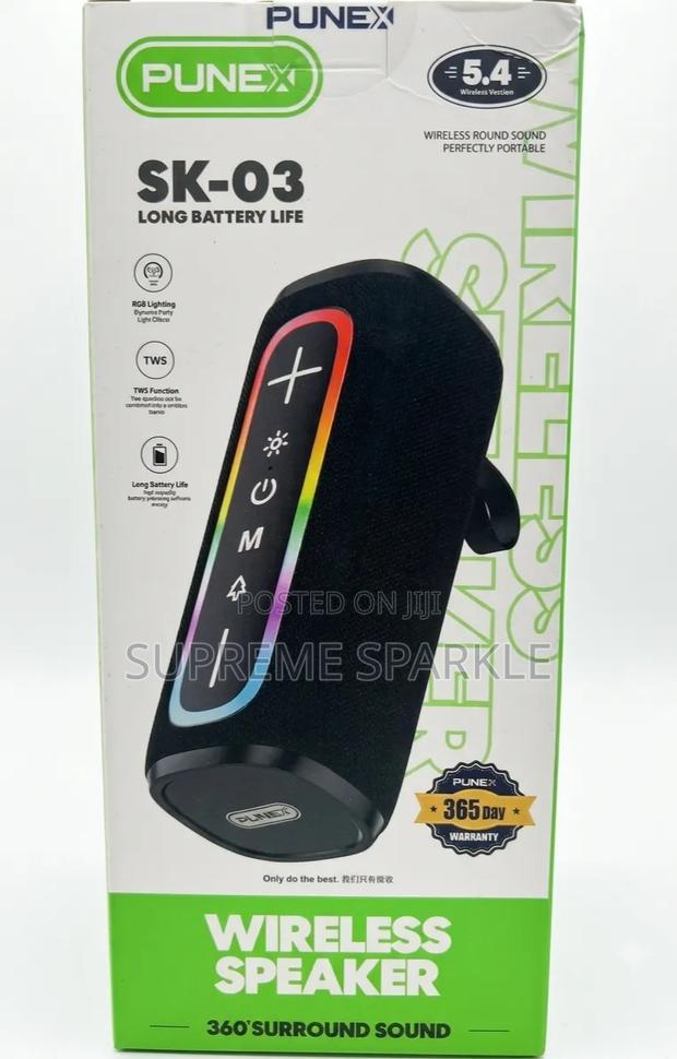 Punex Sk-03 Wireless Bluetooth Speaker.