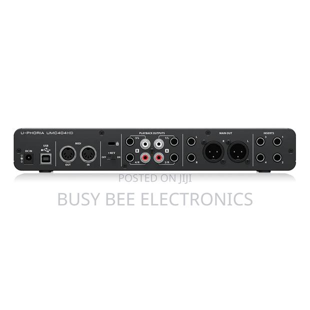 Behringer Umc404hd Sound Card 4*4 Usb Audio/Midi Interface - thumbnail 3