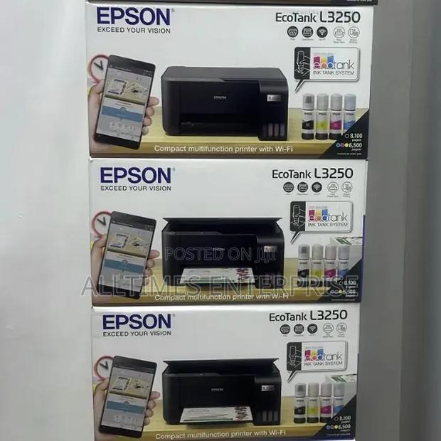 Epson Ecotank L3250 A4 Wifi Wireless All in One Ink Tank Printer