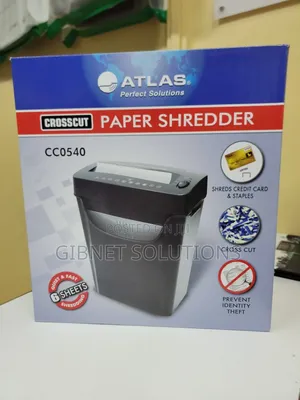 Atlas Paper Shredder Cc0540 6 Sheets