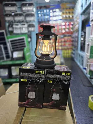 Led Solar Crank Lamp