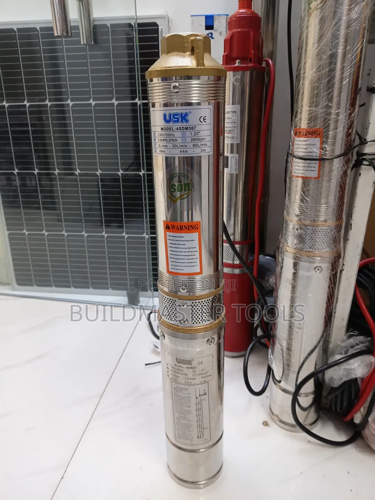 Usk Unitech 4sdm307 Deep Well Electric Submersible Water Pump