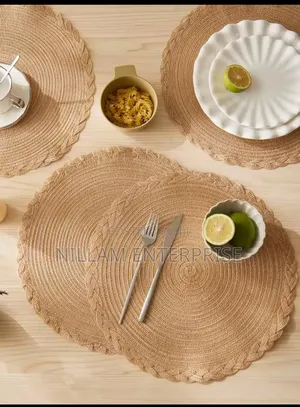Woven Table/Place Mats. Round Shape