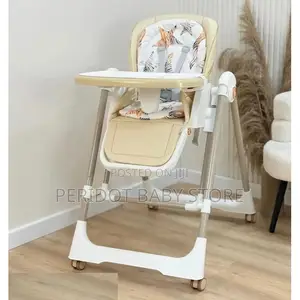 3-in-1 Foldable and Convertible Baby High Chair With Swing Seat