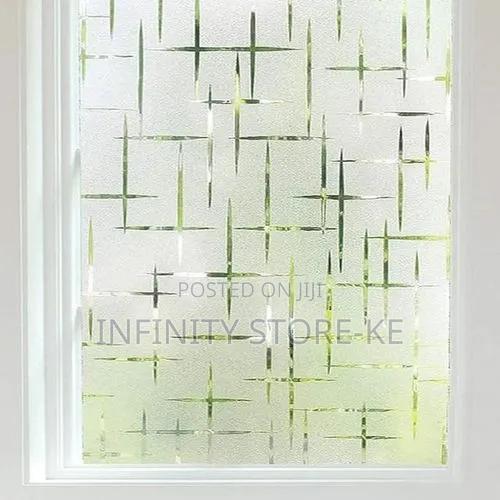 PVC Privacy Window Film Static Cling Sticker- 2m