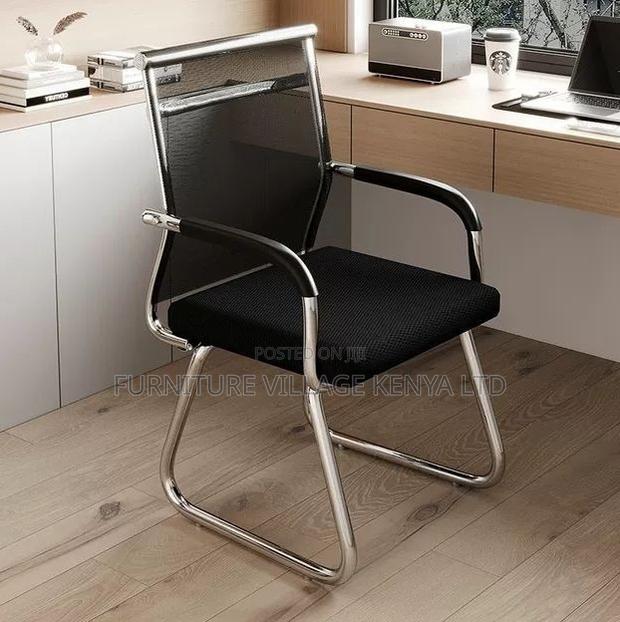 Modern Mesh Visitor Office Chair - thumbnail 4