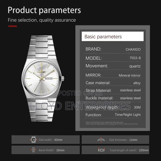 Chaxigo 7553 Minimalist Date Display - thumbnail 9