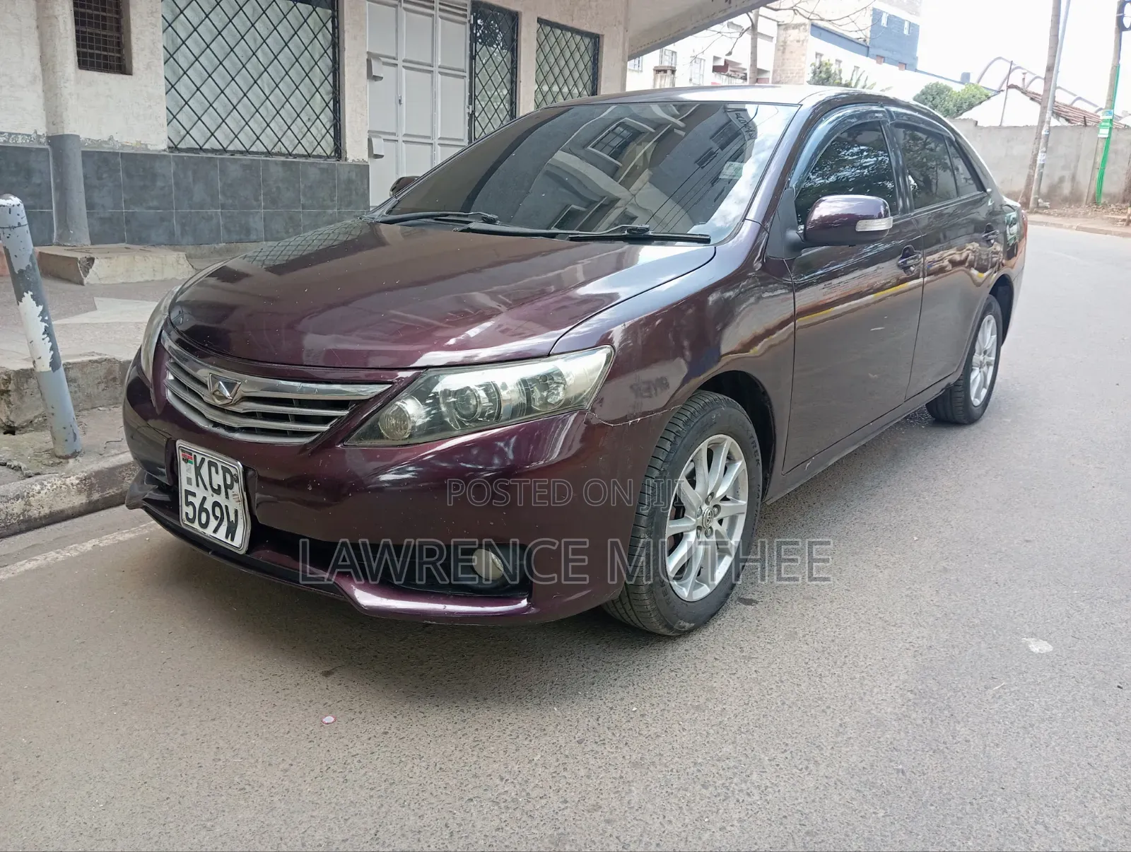 Toyota Allion 2010 Burgundy