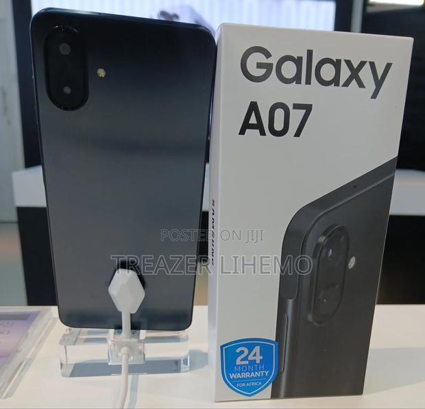 New Samsung Galaxy A07 128 GB Black - thumbnail 2