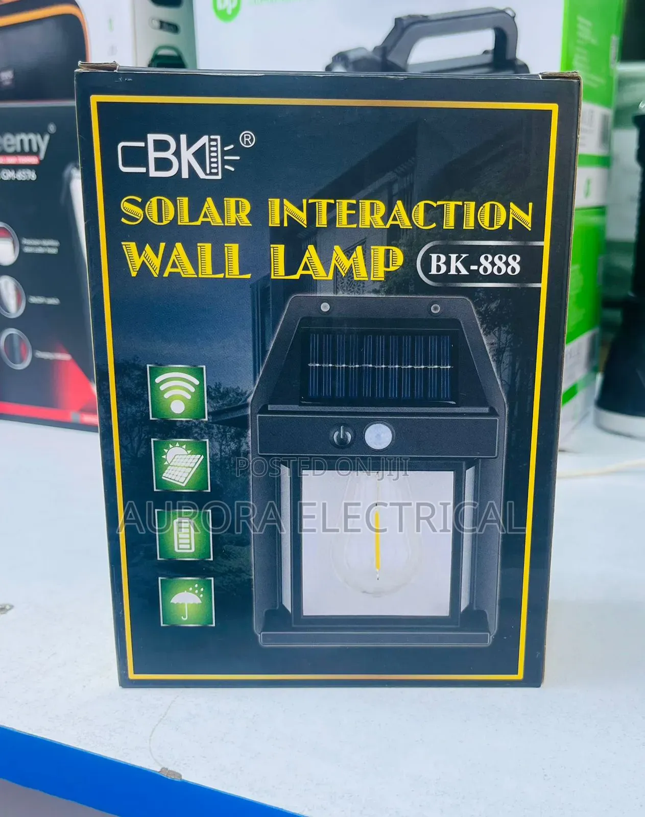 Solar Wall Lamp /Bk-888