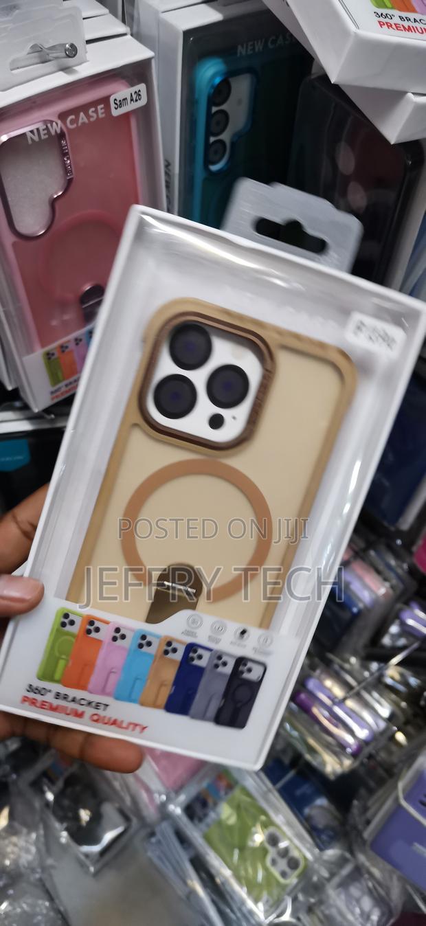 iPhone 13 Pro Brown Bumper Border Case - thumbnail 2