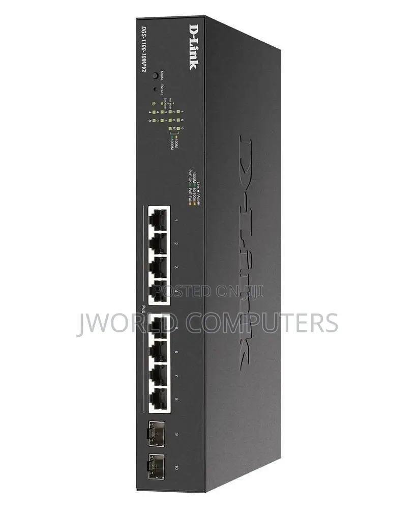 D-Link 6-Port Gigabit Poe Switch With 4 Long Reach Poe Ports