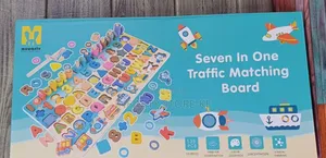 135 PCS Kids Educative Montessori Board -7 in 1 Board