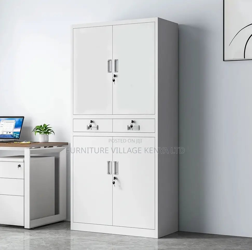 4-Door Steel Cabinet With 2-Drawers