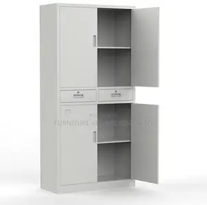 4-Door Steel Cabinet With 2-Drawers