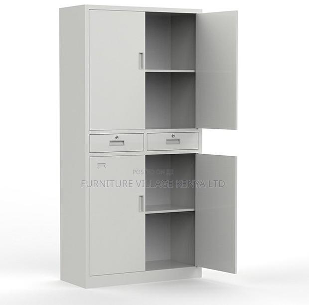 4-Door Steel Cabinet With 2-Drawers - thumbnail 2