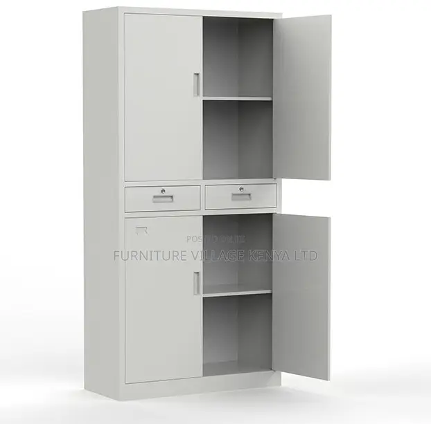 4-Door Steel Cabinet With 2-Drawers