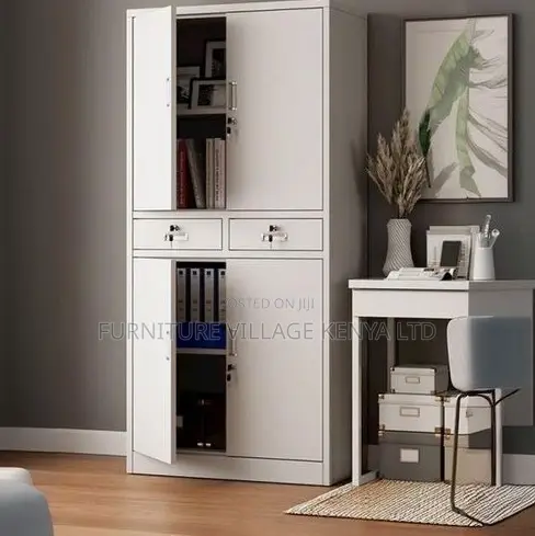 4-Door Steel Cabinet With 2-Drawers