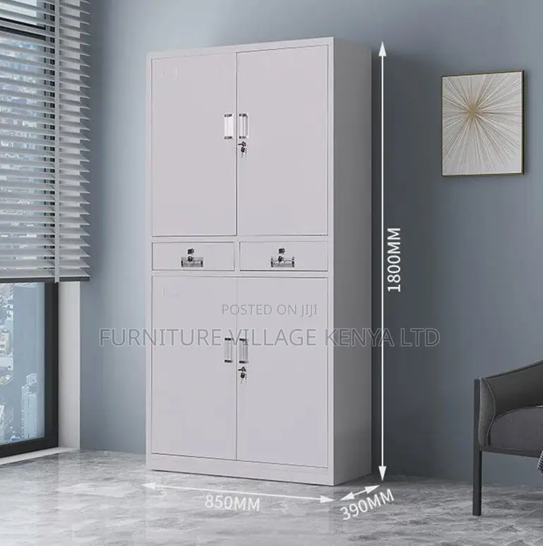 4-Door Steel Cabinet With 2-Drawers