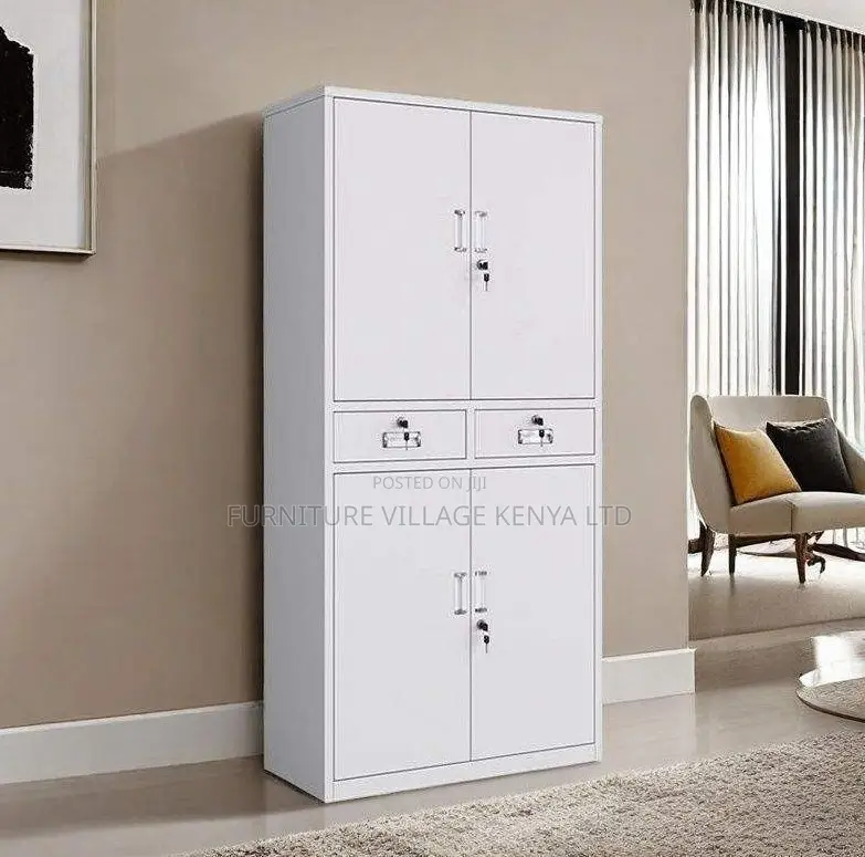 4-Door Steel Cabinet With 2-Drawers