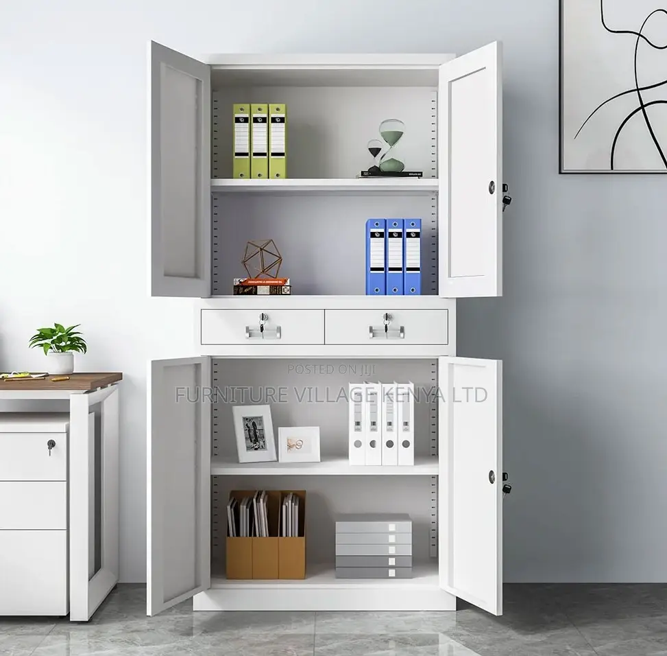 4-Door Steel Cabinet With 2-Drawers