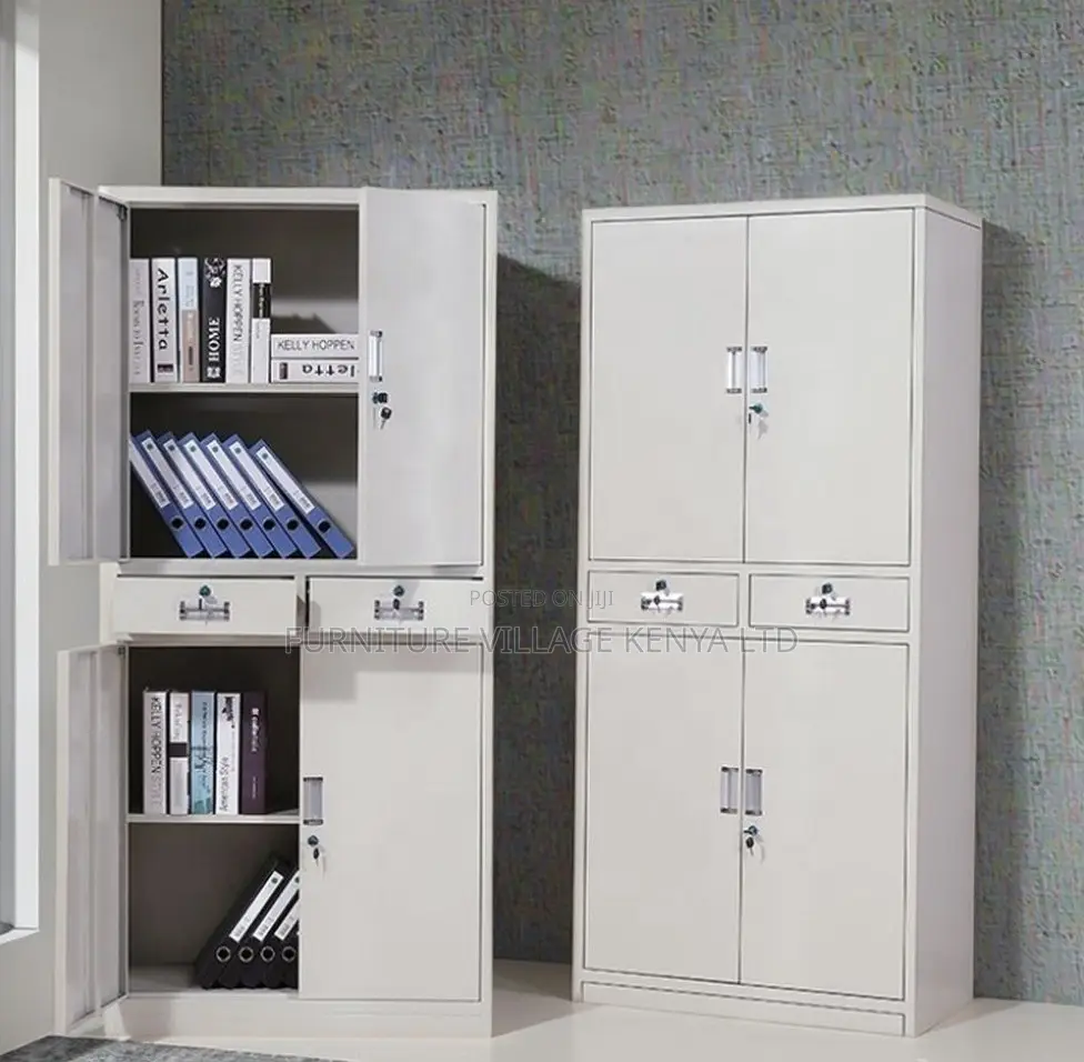 4-Door Steel Cabinet With 2-Drawers