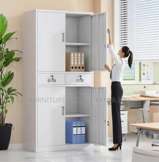 4-Door Steel Cabinet With 2-Drawers - thumbnail 11