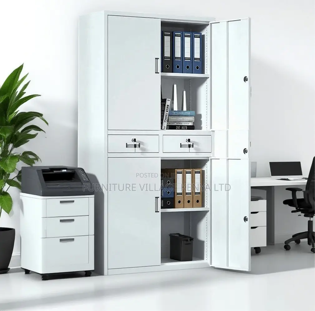 4-Door Steel Cabinet With 2-Drawers