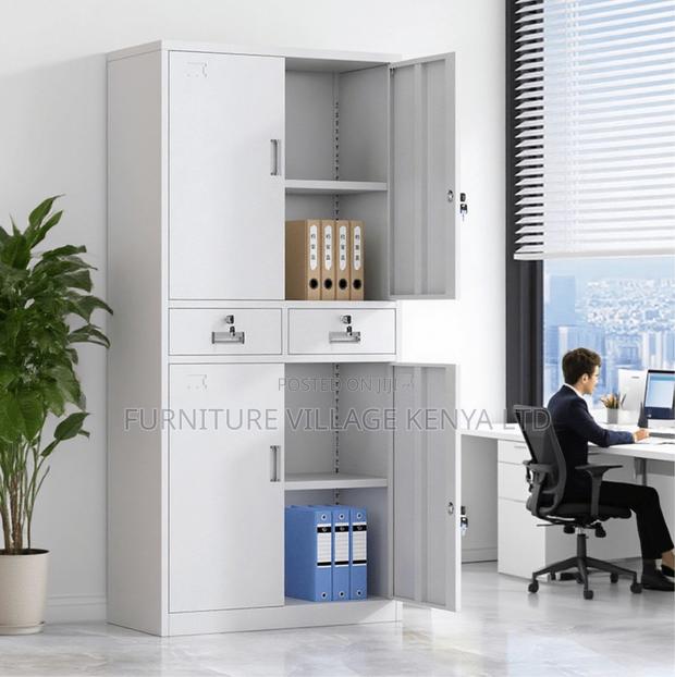 4-Door Steel Cabinet With 2-Drawers - thumbnail 12