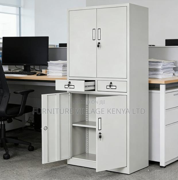 4-Door Steel Cabinet With 2-Drawers - thumbnail 14