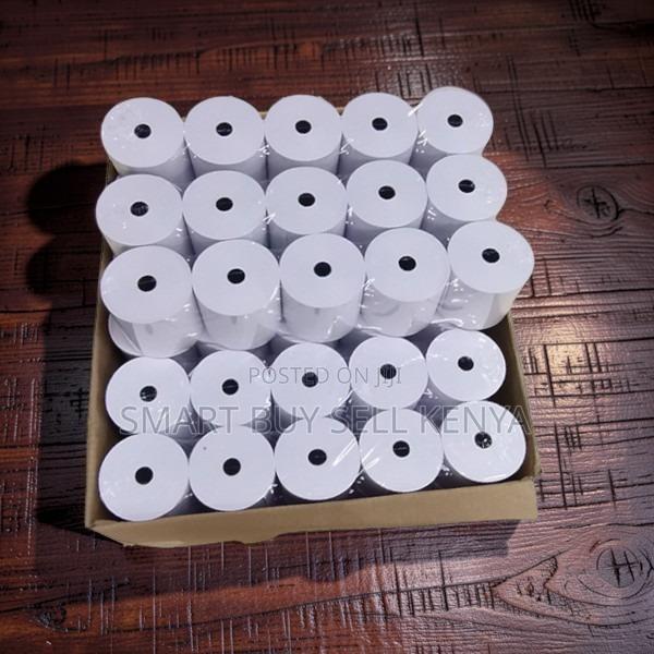 Ultra Smooth Finish 50 Pieces 80mm by 80mm by 13mm Thermal Paper Rolls