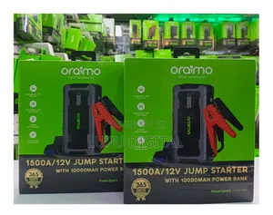 Oraimo Power Spark 1500a 12v Car Jump Starter With 10,000mah Powerbank