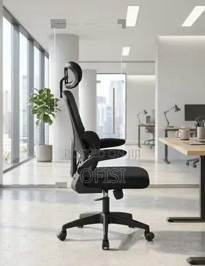 Ergonomic Office Seat With Flipping Arms