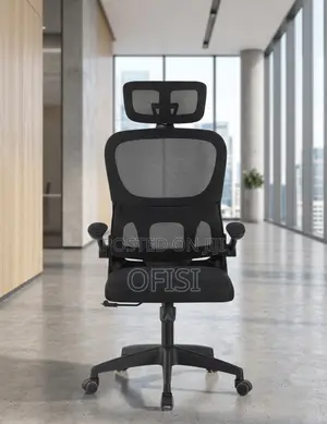 Ergonomic Office Seat With Flipping Arms