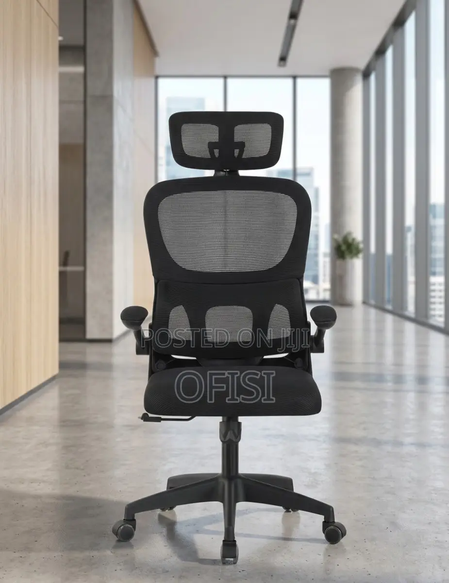 Ergonomic Office Seat With Flipping Arms