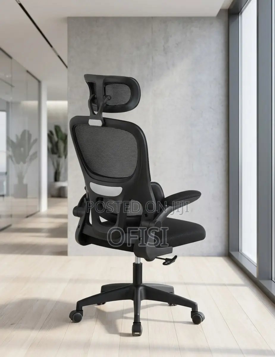 Ergonomic Office Seat With Flipping Arms