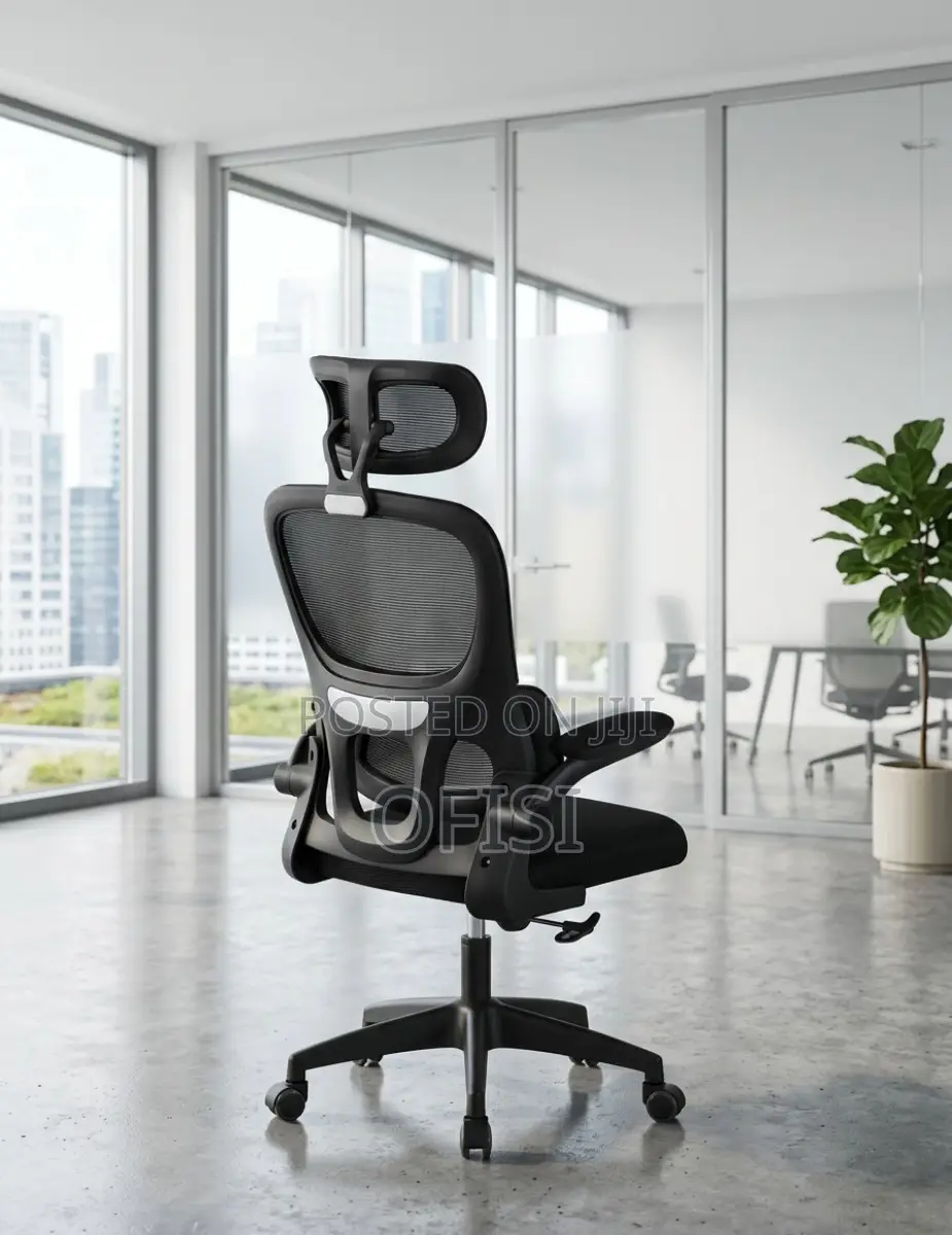 Ergonomic Office Seat With Flipping Arms