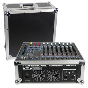Portable Mixer Designed With Carrying Case Professional Sound System
