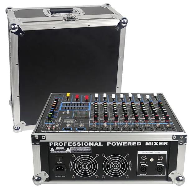 Portable Mixer Designed With Carrying Case Professional Sound System - thumbnail 2